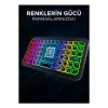 Mini Klavye Smarttv Işıklı Bluetooth Kablosuz Televizyon Ps3 Dizüstü Tabletler Ve Telefonlar İçin