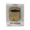 Newface Airpods 2 (2.nesil) Mira Taşlı Kılıf - Gold