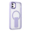 Newface İphone 12 Tork Magsafe Standlı Kapak - Lila