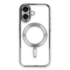 Newface İphone 16 Kılıf Kross Magneticsafe Kapak - Gümüş