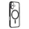Newface İphone 16 Plus Kılıf Kross Magneticsafe Kapak - Siyah