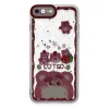 Newface İphone 7 Kılıf Sweet Desenli Silikon Kapak - Pembe