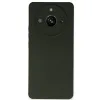 Newface Realme 11 Pro Kılıf Nano İçi Kadife Silikon - Koyu Yeşil