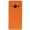 Newface Realme 11 Pro Kılıf Nano İçi Kadife Silikon - Turuncu