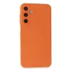 Newface Samsung Galaxy A05s Kılıf Nano İçi Kadife Silikon - Turuncu
