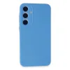 Newface Samsung Galaxy A35 5g Kılıf Nano İçi Kadife Silikon - Mavi