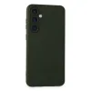 Newface Samsung Galaxy S24 Kılıf Nano İçi Kadife Silikon - Koyu Yeşil