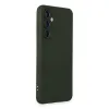 Newface Samsung Galaxy S24 Kılıf Nano İçi Kadife Silikon - Koyu Yeşil