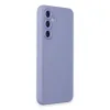 Newface Samsung Galaxy S24 Kılıf Nano İçi Kadife Silikon - Lila