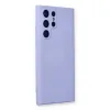 Newface Samsung Galaxy S24 Ultra Kılıf Nano İçi Kadife Silikon - Lila