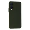 Newface Vivo Y17s Kılıf Nano İçi Kadife Silikon - Koyu Yeşil