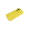 Newface Vivo Y17s Kılıf Nano İçi Kadife Silikon - Sarı