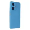 Newface Vivo Y27 Kılıf Nano İçi Kadife Silikon - Mavi