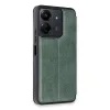 Newface Xiaomi Redmi 13c Kılıf Flip Cover - Koyu Yeşil
