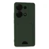 Newface Xiaomi Redmi Note 13 Pro 4g Kılıf Kelvin Kartvizitli Silikon - Koyu Yeşil