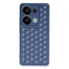 Newface Xiaomi Redmi Note 13 Pro 5g Kılıf Petek Silikon Kapak - Lacivert