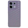 Newface Xiaomi Redmi Note 13 Pro 5g Kılıf Petek Silikon Kapak - Lila