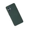 Oppo Reno 7 Lite Kılıf Nano İçi Kadife Silikon - Koyu Yeşil