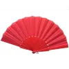 Plastik Kumaş Yelpaze 12li Kırmızı
