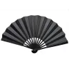 Plastik Kumaş Yelpaze 12li Siyah