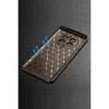 Realme 12 Pro Plus Kılıf Auto Focus Karbon Kapak - Kahverengi