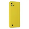 Realme C11 2021 Kılıf Nano İçi Kadife Silikon - Sarı