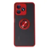 Realme C53 Kılıf Montreal Yüzüklü Silikon Kapak - Kırmızı