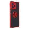 Realme C53 Kılıf Montreal Yüzüklü Silikon Kapak - Kırmızı