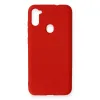 Samsung Galaxy A11 Kılıf Nano İçi Kadife Silikon - Kırmızı