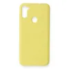 Samsung Galaxy A11 Kılıf Nano İçi Kadife Silikon - Sarı