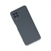 Samsung Galaxy A22 Kılıf Nano İçi Kadife Silikon - Gri