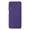 Samsung Galaxy A22 Kılıf Nano İçi Kadife Silikon - Mor