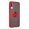 Samsung Galaxy A70 Kılıf Montreal Yüzüklü Silikon Kapak - Kırmızı