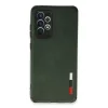 Samsung Galaxy A72 Kılıf Loop Deri Silikon - Yeşil