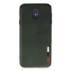 Samsung Galaxy J7 Pro / J730 Kılıf Loop Deri Silikon - Yeşil