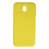 Samsung Galaxy J7 Pro / J730 Kılıf Nano İçi Kadife Silikon - Sarı