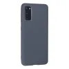 Samsung Galaxy S20 Kılıf Nano İçi Kadife Silikon - Gri