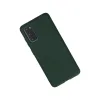 Samsung Galaxy S20 Kılıf Nano İçi Kadife Silikon - Koyu Yeşil