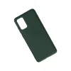 Samsung Galaxy S20 Plus Kılıf Nano İçi Kadife Silikon - Koyu Yeşil