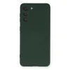 Samsung Galaxy S21 Kılıf Nano İçi Kadife Silikon - Koyu Yeşil