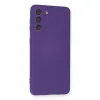 Samsung Galaxy S21 Kılıf Nano İçi Kadife Silikon - Mor