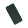 Samsung Galaxy S21 Plus Kılıf Nano İçi Kadife Silikon - Koyu Yeşil