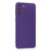Samsung Galaxy S21 Plus Kılıf Nano İçi Kadife Silikon - Mor