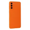 Samsung Galaxy S21 Plus Kılıf Nano İçi Kadife Silikon - Turuncu