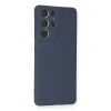 Samsung Galaxy S21 Ultra Kılıf Nano İçi Kadife Silikon - Gri
