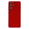Samsung Galaxy S21 Ultra Kılıf Nano İçi Kadife Silikon - Kırmızı
