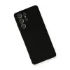 Samsung Galaxy S21 Ultra Kılıf Nano İçi Kadife Silikon - Siyah