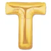 T Harf Folyo Balon Altın Renk  40 İnç