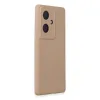 Vivo V29 Lite Kılıf Nano İçi Kadife Silikon - Pudra