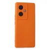 Vivo V29 Lite Kılıf Nano İçi Kadife Silikon - Turuncu